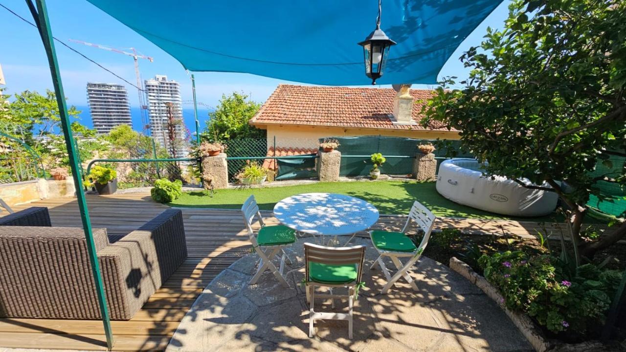 Maison Avec Jardin, Vue Mer Aux Portes De Monaco Beausoleil Extérieur photo
